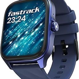 Fastrack New Astor FS1 PRO Smart Watch, Large Super AMOLED Display (1.97") AOD, AI Voice Assistance, Functional Crown, SingleSync BT Calling, 100+ Sports Modes & Smartwatch Faces, IP68 (Blue)-17