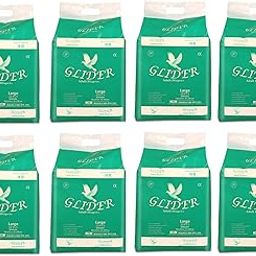 Glider Premium Adult Diaper Large, Waist Size 101-139cm (40"-55"),High Absorbency, (Pack of 8)(80 Count)-image-44
