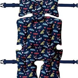 Motherly Baby Stroller Seat Cushion for Strollers, Car Seat & Chair, Breathable, Multi-Purpose All-in-one Infant Carriage Cushion, High Chair Seat Cushion, Push Chair Stroller Cushion (Car Print)-picture-13