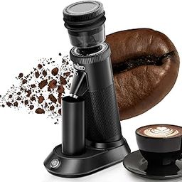 HiBREW G5 Coffee Grinder, Cone Grinder, Espresso Grinder, Single Container, Aluminium Housing, 36 Adjustable Grinding Settings, 50 g Bean Capacity, Suitable for Espresso Pour Over Mocha Turkish Drip-image-58