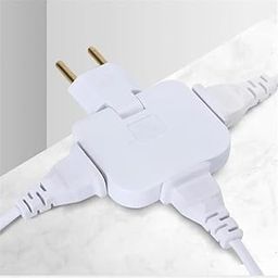 Revin Enterprise 3 in 1 Adapter Plug | 180 Degree Rotatable Wireless Mini Slim Outlet Adapter | Multi Foldable EU US Converter | 2 Pin Rotate Plug for Charging Multiple Devices (Multicolor Pack of 1)-16