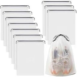 Clear Travel Shoe Bag Transparent, Waterproof Storage Organizer for Shoes Durable and Lightweight Perfect for Travel Gym, and Daily (10)-image-54