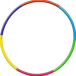 ENINE Fitness Hoola Hoop Rings for Kids with 6 Interlockable Piece, Adjustable Size | Hula Hoop for Women Exercise Hula Hoop Rings Toys for Kids - Boys, Girls 6 Ring Interlockable Multicolor-15