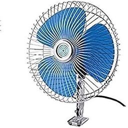 Boosty® 12V DC Power Automotive Fan for Car/Jeep/Trucks/Bus/Office Airplanes/Boats/SUV and Recreational Vehicle (6-inch, Multicolor) (Steel)-30