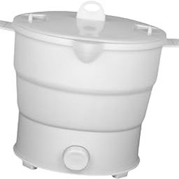 UJEAVETTE Mini Heating Pot with Steamer Water Boiling Pot for Noodle Soup Cooking Rice-13
