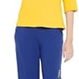 Women's Cotton Print Me Pretty Top in Yellow & Chic Basic Pyjama Set in Yellow-image-44