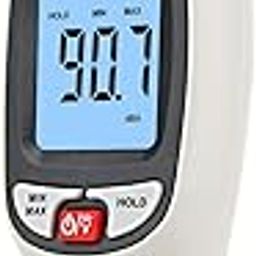 Decibel Meter, Portable SPL Meter (Sound Pressure Level Meter), Digital Noise Meter 30-130dB(A) db Meter, Noise Volume Measuring Instrument, Sound Monitoring Tester (Battery Included) Gray-image-22