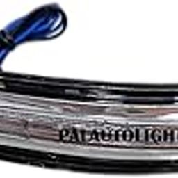PALAUTOLIGHTS Side Mirror LED Turn Signal Indicator Light compatible with Hyundia I20 Elite indicator-Left Side, Transparent-4