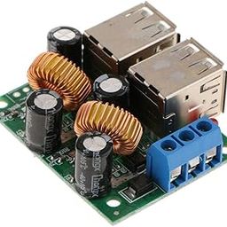 EN-VOLANT Car 36-24V 19V/9V to 5V 3A CAR USB Charger Module DC Buck Step Down-12