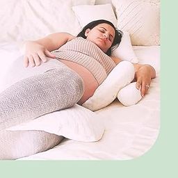 Full Body Pregnancy Pillow – Pack of 4 Maternity Support Cushions with Removable Cover & Fiber Filling | Back, Belly & Leg Comfort-image-32