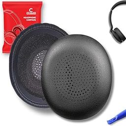 Crysendo Headphone Cushion for J-abra Evolve2 30 Headphones | Replacement Ear Cushion Cover Ear Pads | Protein Leather & Soft Foam Ear Cushions (Black)-image-79