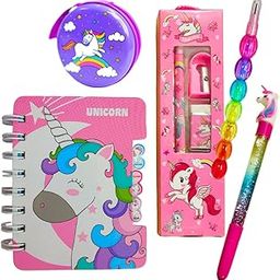 RELIA ONLINE 8 in 1 Unicorn Gift For Girls | Unciorn Theme New Pack Gift Item for Birthday Return Gift Hamper for kids Age 6-8 Years, 10-12 Years-image-100
