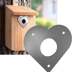 bnf® 2x Birdhouse Metal Protection Plate Protect Device Metal Bird House Guards | Home & Garden | Yard, Garden & Outdoor Living | Bird & Wildlife Accessories | Birdhouses-image-3