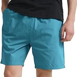 Cotton Shorts for Men, Elasticated Waistband, Bermuda Pants, Relaxed Fit, Home Shorts for Men-image-31