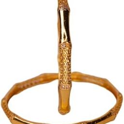 Rachana Bangle | Gold Plated Anti-tarnish Set of 2 |-image-38