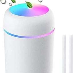 DONDA Colorful Mini Humidifier, USB Desktop Humidifier for Car, Office Room, Bedroom, Auto Shut-Off, 2 Mist Modes, Super Quiet (White)-image-97