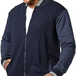 Men's Black & Grey Zip-Front Jacket with Open-Angled Pocket for Casual Wear | Low-High Neck | Long Sleeve | Zipper Closure | Cotton Jacket Crafted with Comfort Fit for Everyday Wear-image-91