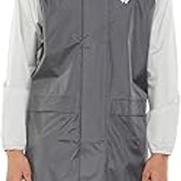 Men's Poncho Style rain Jacket (30407_DkGry_LGry-image-32