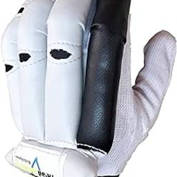 HeadTurners Cricket Batting Right Hand Gloves- Featherlite for Boys, Youth and Mens (Youth, Black)-image-44