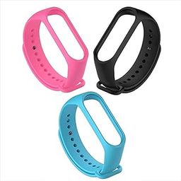 Inefable® Mi Band 3 & 4 Strap Band Wristband Strap Compatible with Mi Band M3 & M4 Original Device Not Included |-16