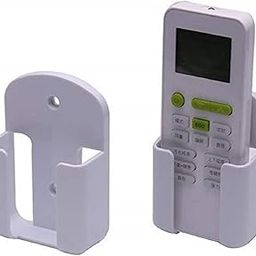 LUCRE Remote Ac/tv Remote Wall Mount Stand (Holder) with 2 Screw Compatible with Almost All Brand Such as Lloyd, Onida, voltas and More Holder No_74-10