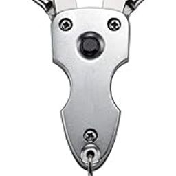 Stealodeal Silver 6 in 1 Torch Multi-Tool Keychain (Silver)-4