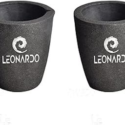 Ojarwala Leonardo Clay Graphite Foundry Crucibles 2Pcs Pack (1No.Size)-1.5Kg Capacity for Refining, Casting, Melting of Gold, Silver, Brass, Copper & Metals for Furnace, Bullion, Refinery, Jewellery-image-8