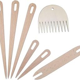 THE STYLE SUTRA® Wooden Weaving Loom Sticks 7Pcs Wood Weaving Crochet Needle for Tapestry 2 | Crafts | Needlecrafts & Yarn | Crocheting & Knitting | Crochet Hooks-image-47
