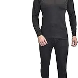 fabvio plus Winter wear Men's Thermal Top and Bottom wear Set with V-Neck and Long Sleeve-picture-20