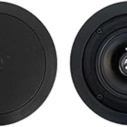 Rockville CC525T 5.25" Commercial 70v Ceiling Speakers (2), Black, 2-Way Audio, Aimable Tweeter, Paintable Grill, for Restaurants/Bars/Cafes-image-27
