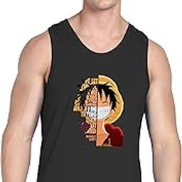 Mens Anime Vest | One Piece Anime Tank Top for Men | Printed Tank Top-image-77