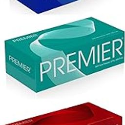 Premier 2 Ply 200 Pulls Facial Tissue Paper Box, (Car Tissue, Travel Size) Pack of 3 [Total-600 Pulls, 1200 Sheets]-42