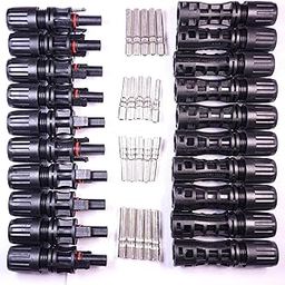 Kenbrook Solar 10 Sq. mm MC-4 Connectors 1500V 70A, for 10 Sq. MM Wires Only 1500 Volt 70 AMP (Pack of 10)-image-8