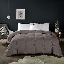 KASHILON Luxury Soft and Fluffy 200 GSM Double Bed Size (90" x 100") Comforter, Quilted with Corner Tabs for All Season-Lightweight Breathable Brushed Microfiber, Machine Washable - Silver Grey-image-71