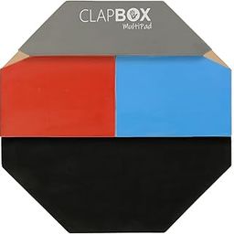 Clapbox Multipad Drum Practice Pad - 4 Different surfaces, 12 inches (Practice Pad Only)-24