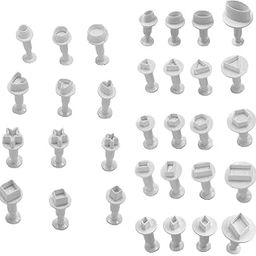 CALANDIS™ Earring Mold Handmade Baking Mould DIY for Cookie Cake 32 Piece | Sculpting, Molding & Ceramics | Molding & Casting Molds-22