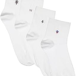 Men's Cotton Antibacterial & Super Soft Ankle Length Socks Pack Of 4-image-36