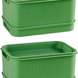 THE STYLE SUTRA 2X Seed Sprouts Trays Stackable Saving Space Multifunctional Sprouting Trays-13