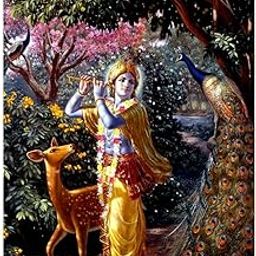 POSTER WALLAH Paper Lord Krishna Poster For Fortune Wealth & Prosperity For Home Office And Student Room Wall | Aesthetic Poster | Wall Decor LRDKRSHNA06 (18X12 Inch)-image-47