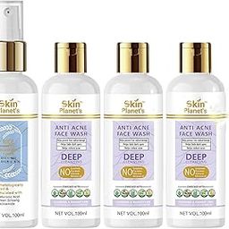 Skin Planet’s Skincare Combo – Facewash & Toner – Daily Use Set for Oily and Combination Skin, Korean Skincare Inspired-image-34
