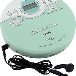 Studebaker SB3703MW Retro Joggable Personal AM/FM CD Player - Mint/White-picture-13