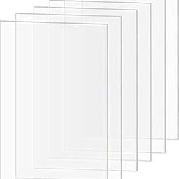 Printfry Transparent Acrylic Sheet (12 x 6 Inches x 4 mm) - Pack of 4 Pieces-picture-18