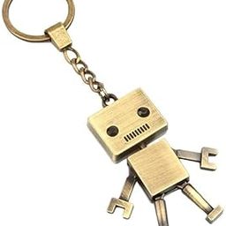 Retro Robot Pendant Key Chain – Creative & Exquisite Bag Charm | Fashion Jewelry Accessory for Men & Women-picture-56