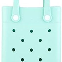 ™ Beach Tote Bag Summer Waterproof Open Tote Bag for Women Lightweight Handbag Light Green | Womens Handbags & Bags-image-4