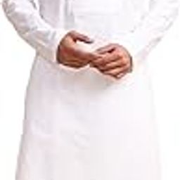 Mens Cotton Poplin Kurta for Festivals & Events | Solid Plain Weave Full Sleeves Mandarin Collar Kurta |Classic Design, Premium Comfort, and Versatile Style |IFK069-A_P-image-11
