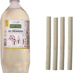 Cero ® Herbal Mosquito Repellent Natural Oil Infused Refill Liquid for All Brands Of Vaporiser Machines, for Hotels Hospitals And Industries, Natural Mosquito Repellent Refill- 1 Litre-image-16