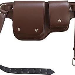 SECRET DESIRE Creations Waist Bag Retro Design Reversing Zipper Design Accessory for Outdoor Men Women-image-84
