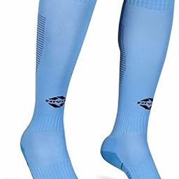 Rabona Football Super Stockings for Men & Women, Knee Length Stockings, Football Socks, Soccer Socks, Sports Socks, Polyester Blend (Sky Blue) Size - L-53