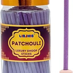 LIBJHIB® Patchouli Luxury Dhoop Sticks 200 Grams - Luxury Scented Dhoop Sticks for Religious Use, Meditation, Aromatherapy, and Relaxation - Calming Fragrance.-image-19