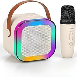 Wireless Mic Advance Handheld Wireless Singing Mike Multi-Function Bluetooth Karaoke Mic with Microphone Speaker for All Smart Phone - (Multicolor) (New RG)-7